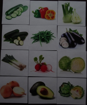 Carte nomenclature légumes